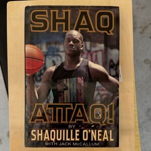 Shaq Attaq! by Shaquille O'Neal - Black and Gold Cover